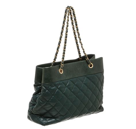 green quilted chanel bag|chanel clear tote bag.